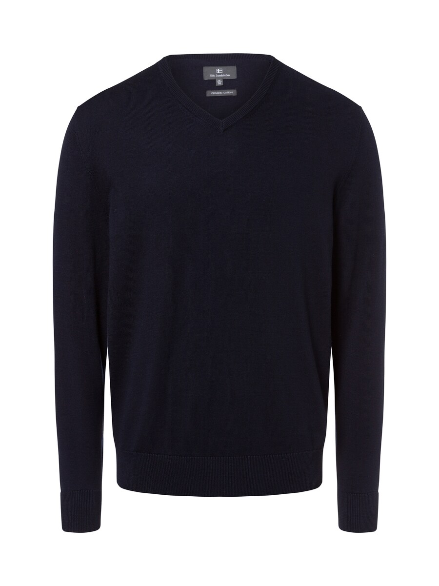 

Свитер с v-образным вырезом Nils Sundström Sweater, морской синий
