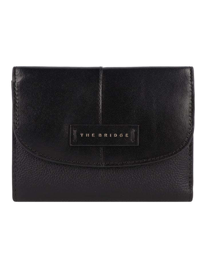 

Кошелек The Bridge Elisabetta Geldbörse RFID Schutz Leder 13 cm, неро
