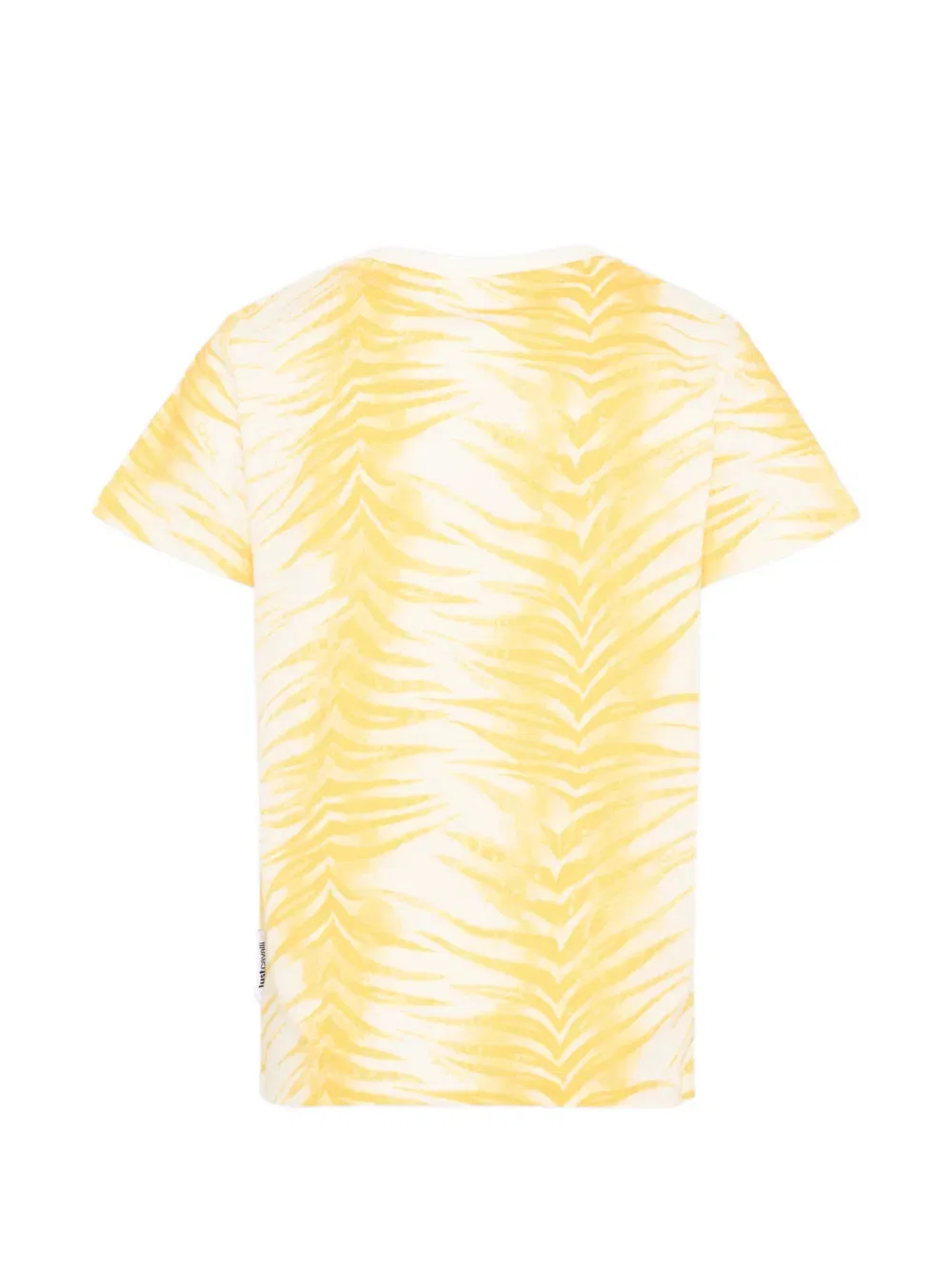 Футболка с зебровым принтом Just Cavalli Kids, желтый — фото 2