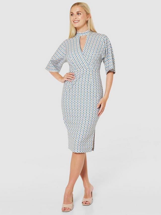 

Платье-карандаш-кимоно длиной до колен Closet London, цвет Lilac