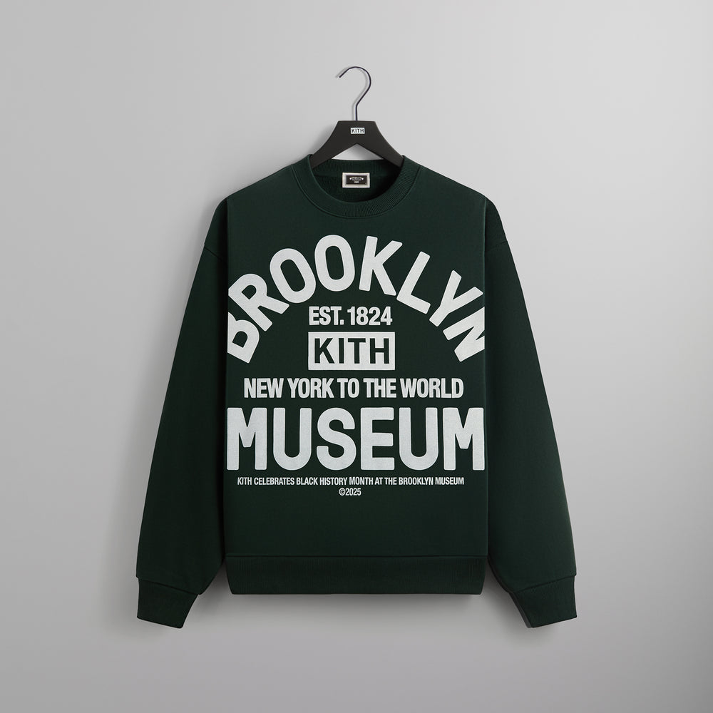 

Толстовка Kith for the Brooklyn Museum Collegiate Nelson Crewneck, цвет Stadium