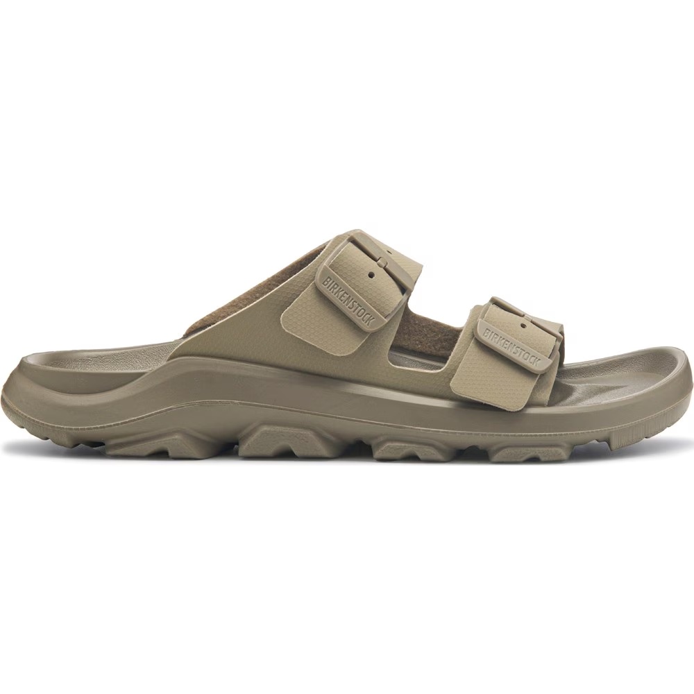 Шлепанцы Mogami Terra с двумя ремешками Birkenstock, хаки — фото 2