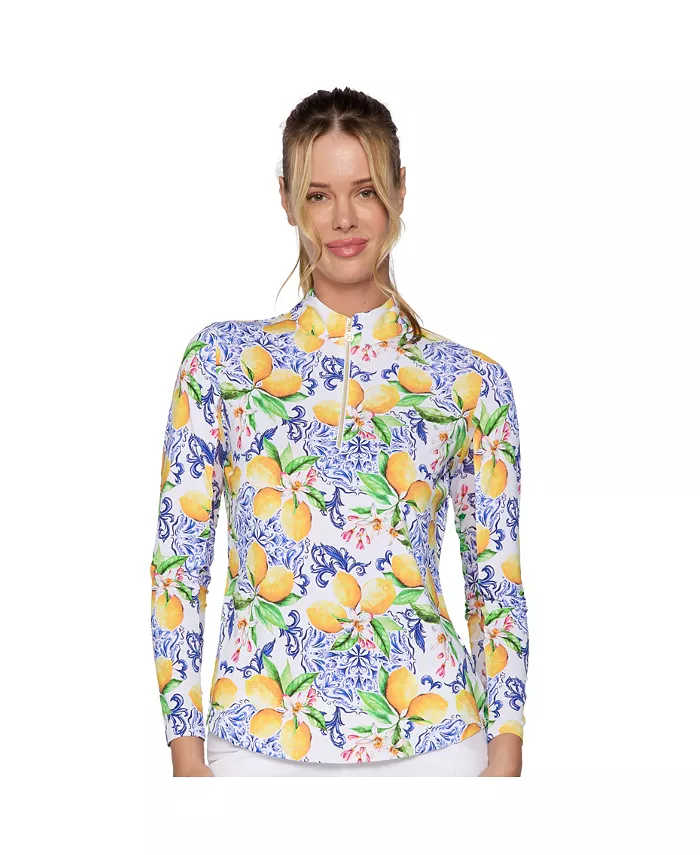 

Топ с длинными рукавами и воротником-стойкой G Lifestyle G Lifestyle Clothing, желтый