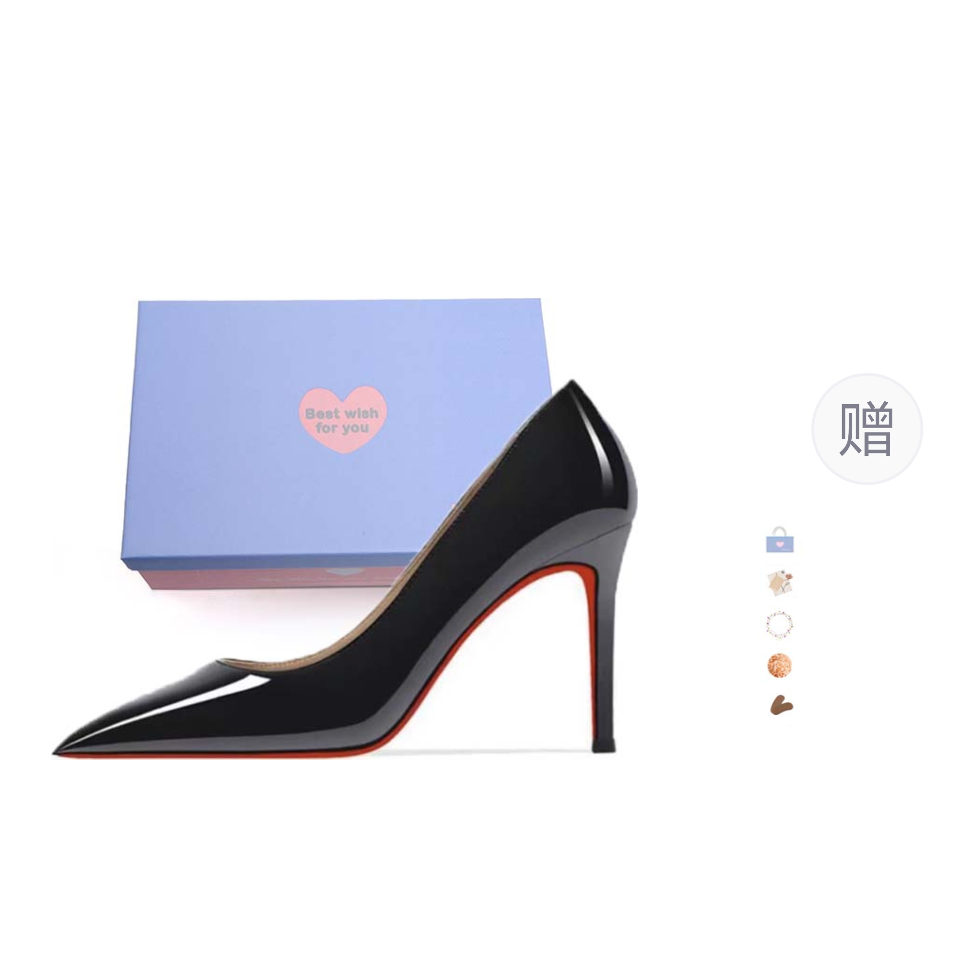 Xingdiman Тонкие каблуки на шпильке женские черные 6 см, цвет Black 6CM[Gift Box Set]