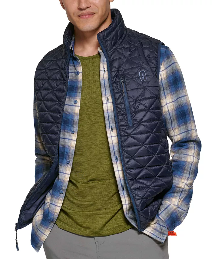 

Мужская утепленная стеганая куртка-жилет Delta Diamond Packable Puffer BASS OUTDOOR, синий