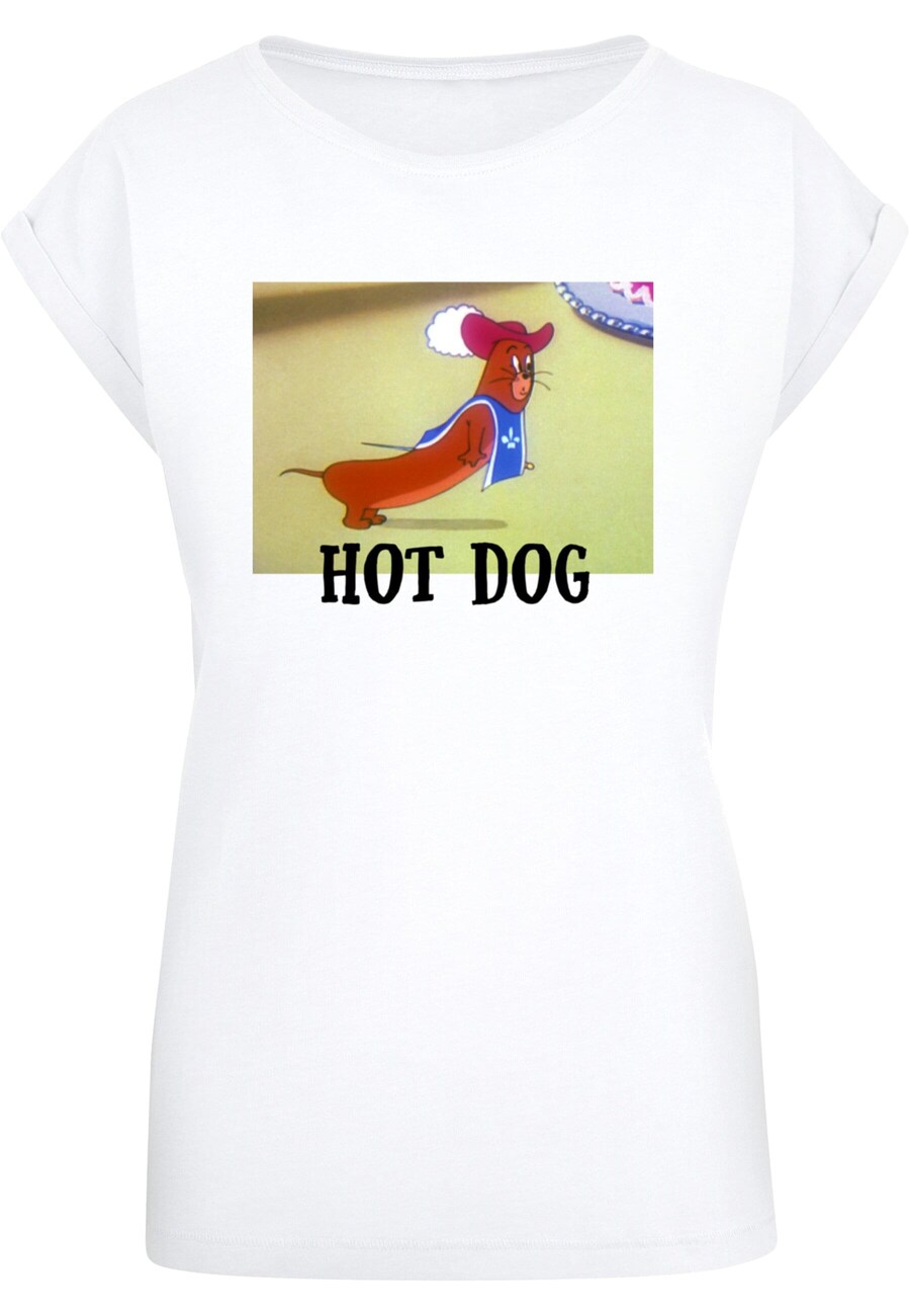 

Рубашка ABSOLUTE CULT Tom and Jerry - Hot Dog, белый