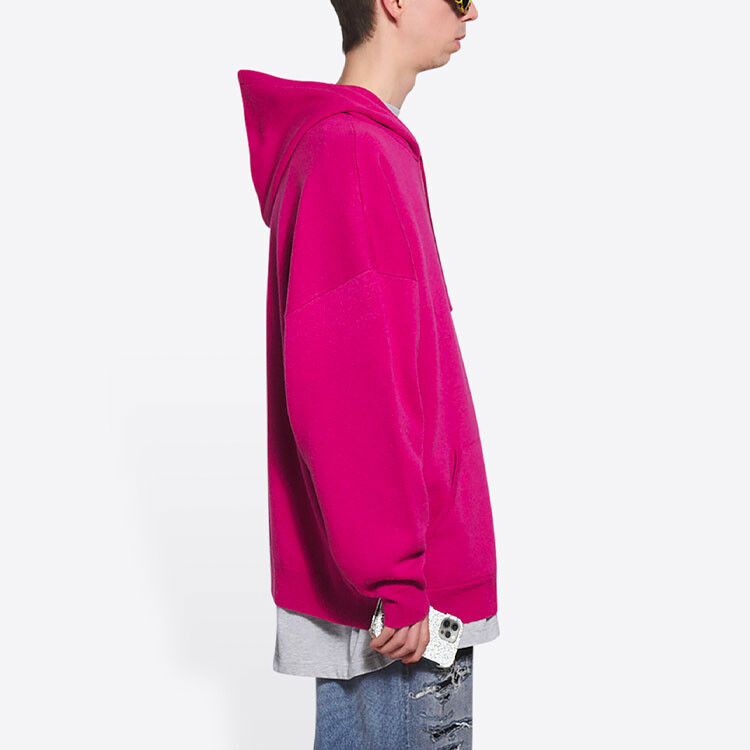 Толстовка мужская фуксия Balenciaga, фуксия — фото 4