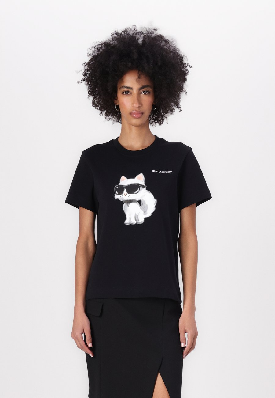 

Футболка KARL LAGERFELD IKON AQUARELLE, Black, Черный, Футболка KARL LAGERFELD IKON AQUARELLE, Black