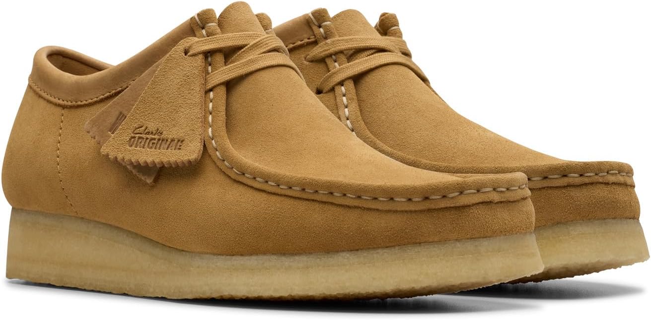 Мужские оксфорды Clarks Wallabee, черные — фото 4