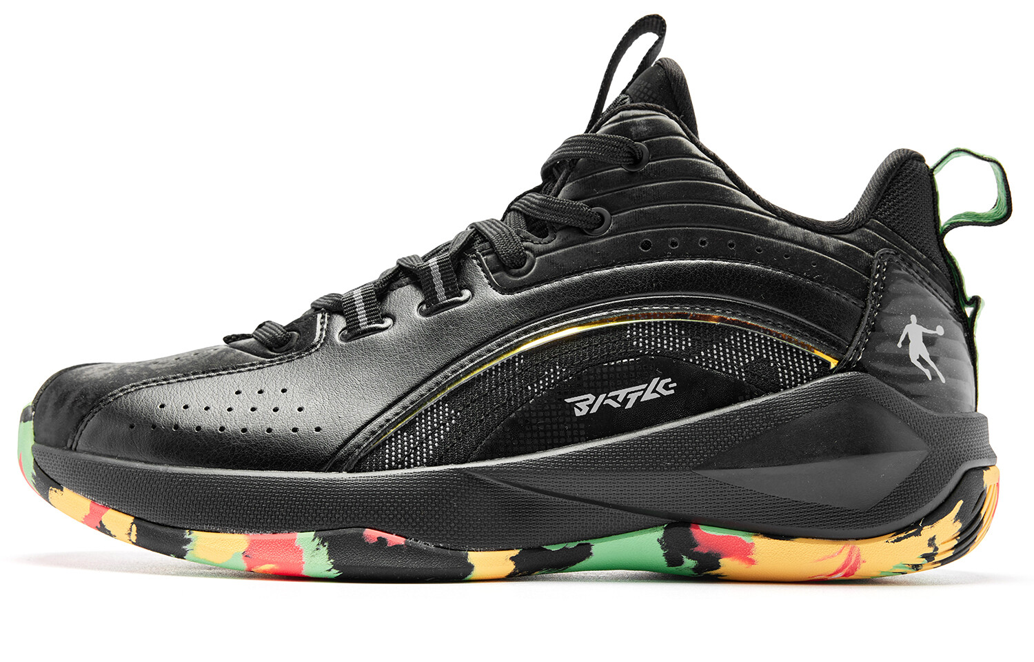 

Баскетбольные кроссовки Basketball Shoes Men Low-Top Black/Virtual Red Qiaodan