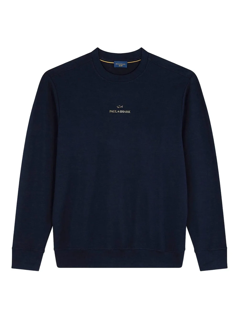 

Хлопковый свитшот с принтом логотипа Paul & Shark, синий