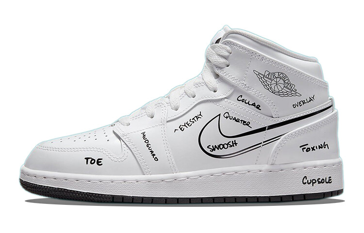 

Кроссовки Jordan 1 Mid Schematic GS
