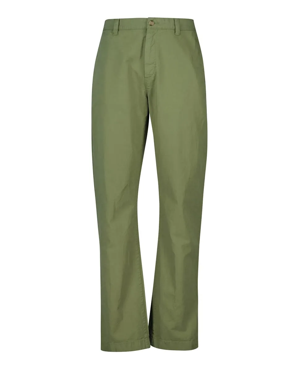 

Мужские чиносы прямого кроя с средней посадкой, большие размеры Gant, зеленый