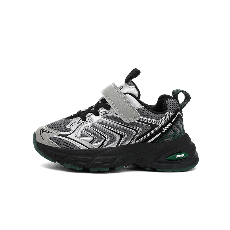 

Jeep Кроссовки для бега низкие Cushioning Rebound Breathable Abrasion Resistant Slip Resistant Vintage Black детские