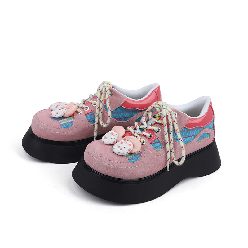 Туфли женские повседневные Women's Casual Shoes Women's Pink/Blue Niuwa Studio — фото 3