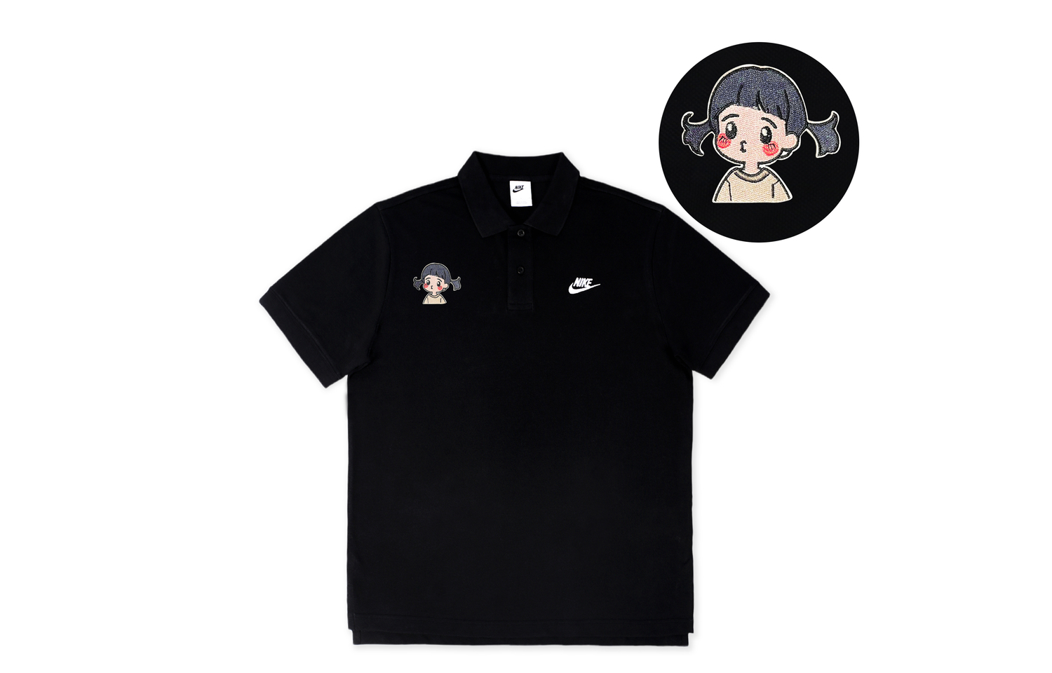 

Nike Спортивная поло унисекс черная