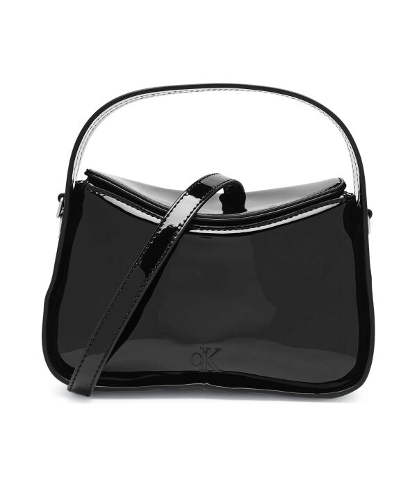 

Сумка женская Calvin Klein Jeans через плечо лакированная, черный