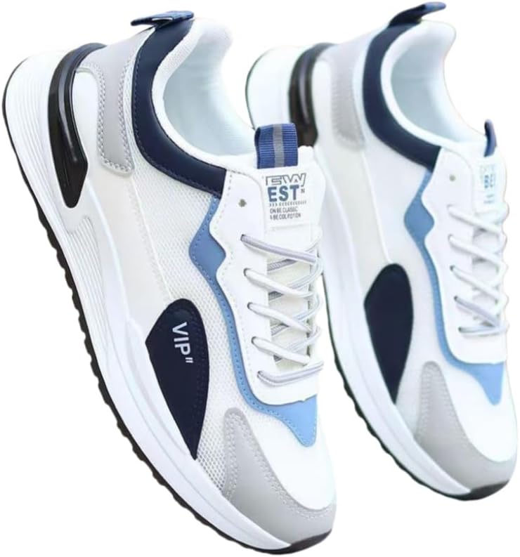 

Мужские повседневные спортивные кроссовки с резиновой подошвой, противоскользящие и прочные, подходят для ежедневного использования на улице Clolinde, белый