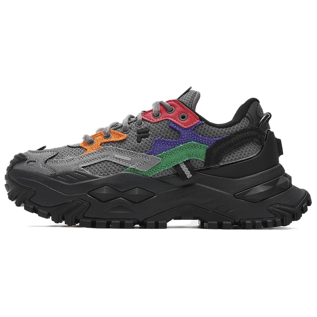 

Кроссовки FILA FUSION Bianco Chunky Sneakers Women's Low-top Black/Gray/Green/Blue/Red/Orange, черный/серый