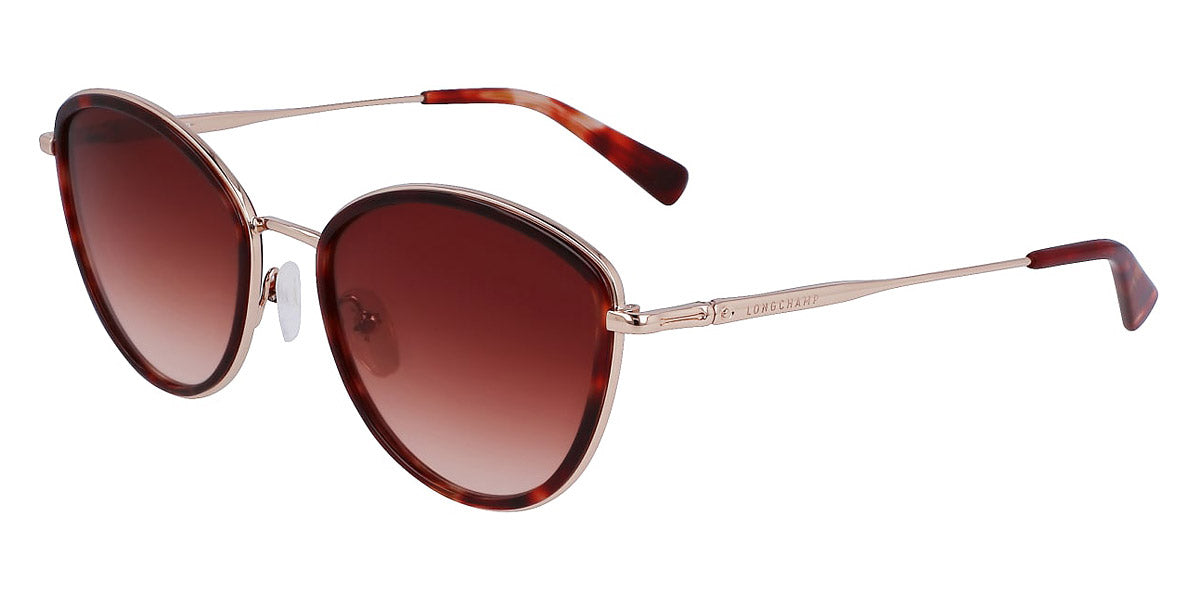 

Женские солнцезащитные очки Longchamp, цвет gold havana