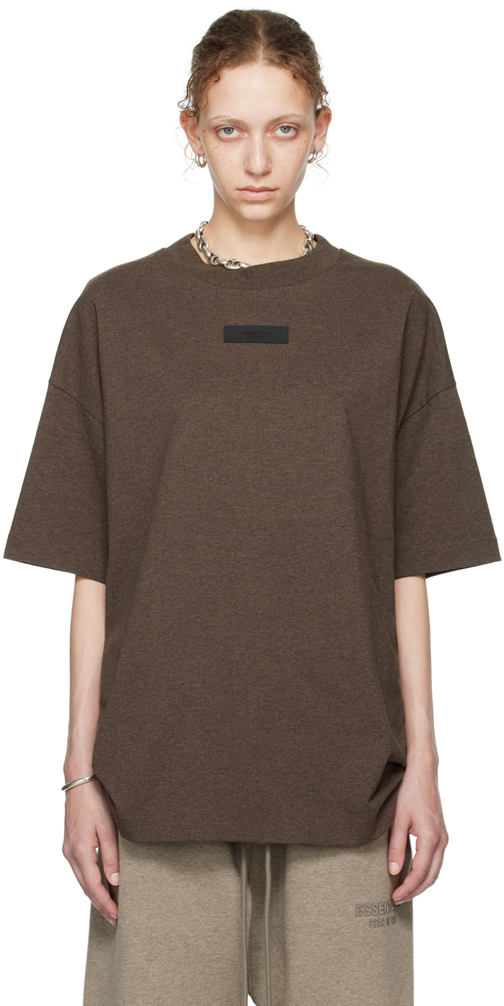 

Футболка Fear of God EENTIAL Brown Crewneck Fear of God ESSENTIALS