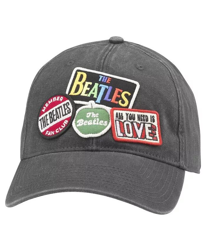 

Мужская черная регулируемая шляпа The Beatles Iconic American Needle, черный