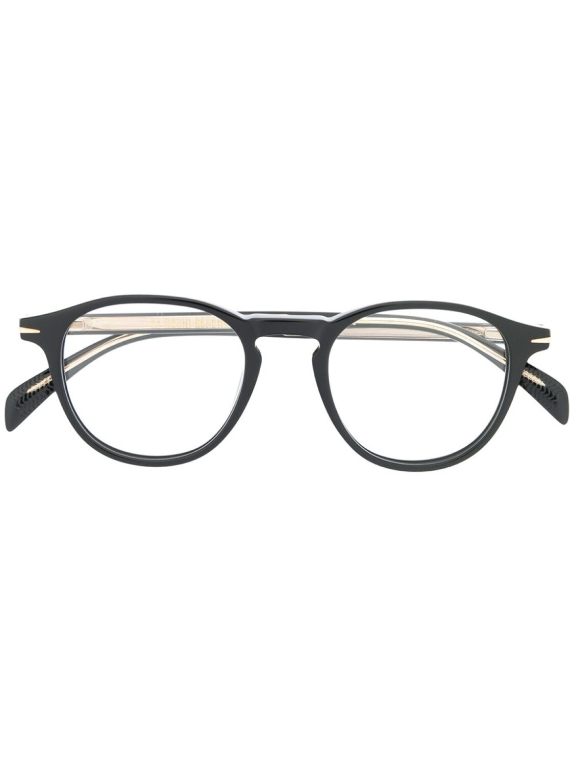 

Очки в круглой оправе Eyewear by David Beckham, черный