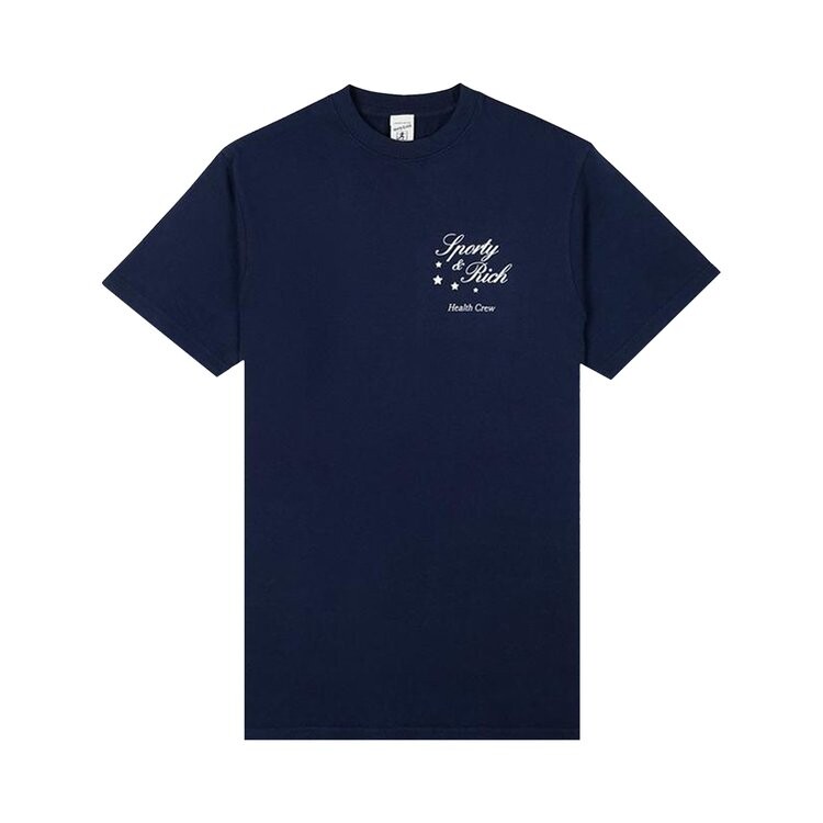 

Футболка Sporty & Rich Stars Health Crew 'Navy/White', синий