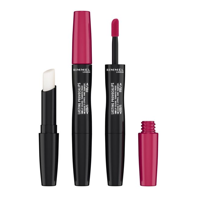 

Стойкая жидкая помада Provocalips Rimmel, цвет 310 pouting pink, 2,3 мл + 1,6 мл