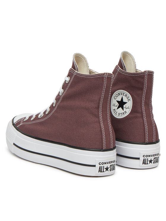Тканевые кроссовки Chuck Taylor All Star Lift Platform A10646C Converse, красный — фото 3