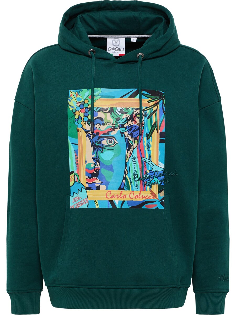 

Толстовка с капюшоном Carlo Colucci Sweatshirt De Val, зеленый