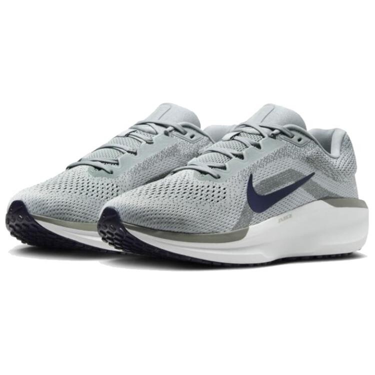 Кроссовки AIR WINFLO 11 мужские низкие серые/черные/белые Nike — фото 3