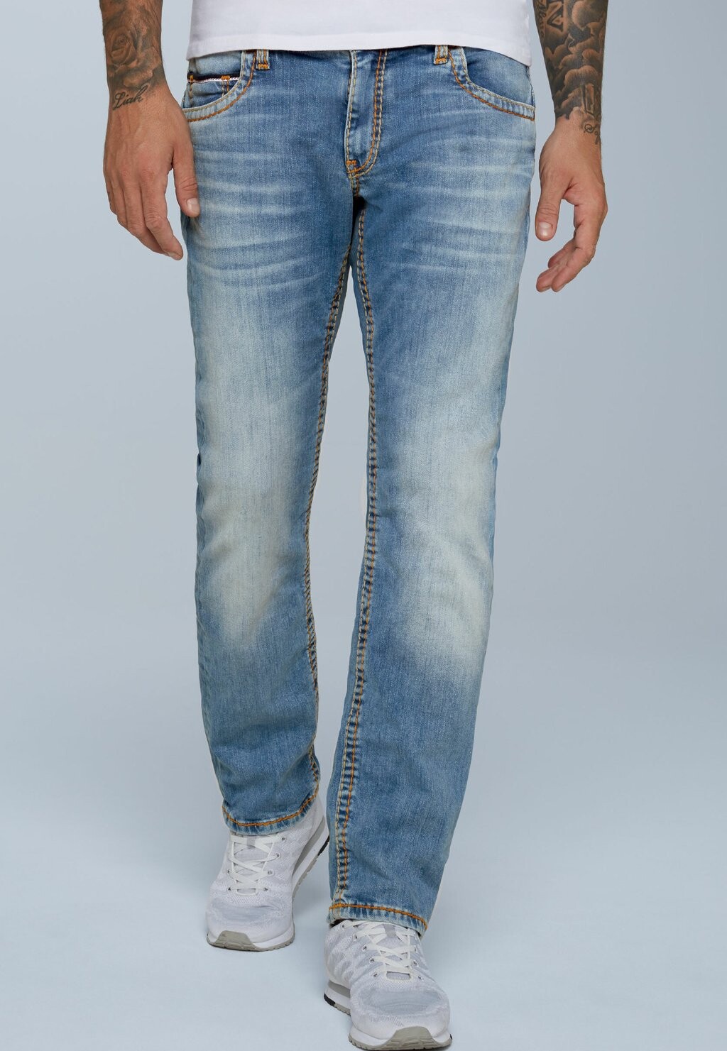 

Джинсы прямого кроя COMFORT FIT JEANS CO:NO IM RETRO STYLE Camp David, цвет light vintage