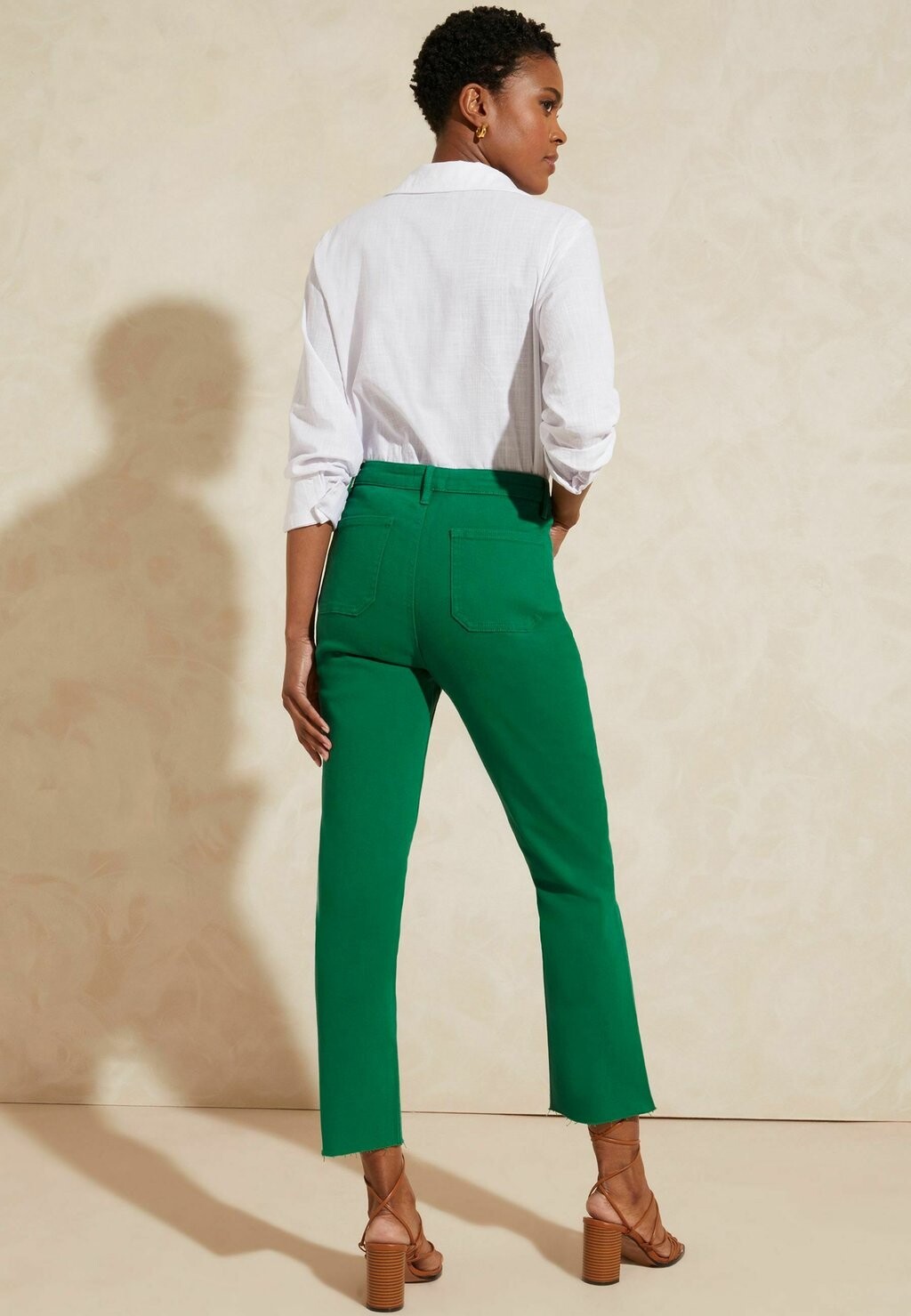 

Джинсы Bootcut CROP Love & Roses, зеленый