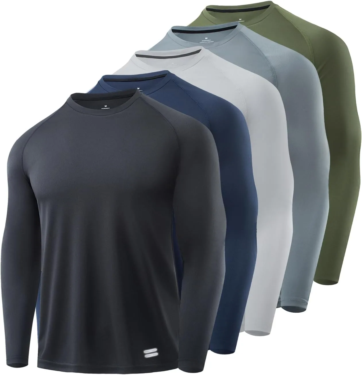 

Мужская базовая футболка с длинным рукавом Quick Dry для тренировок X-thud