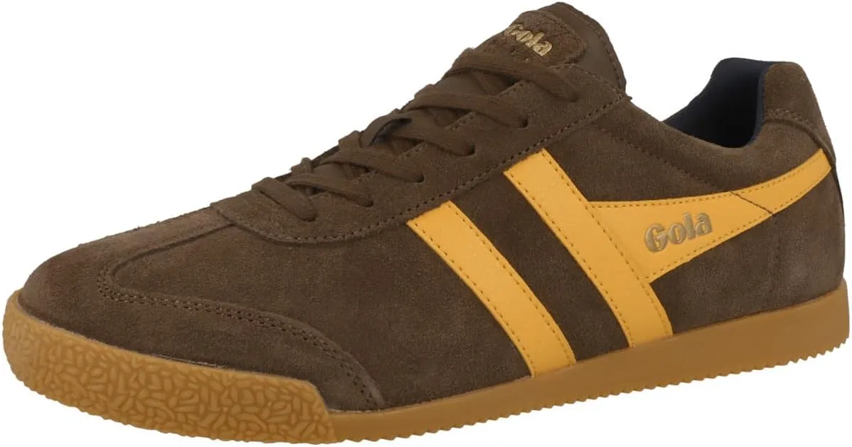 Кроссовки Gola Harrier Suede CMA192DF, темно-синий — фото 4