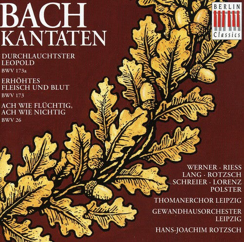 

CD диск Bach / Werner / Riess / Schreier / Lgo: Cantatas