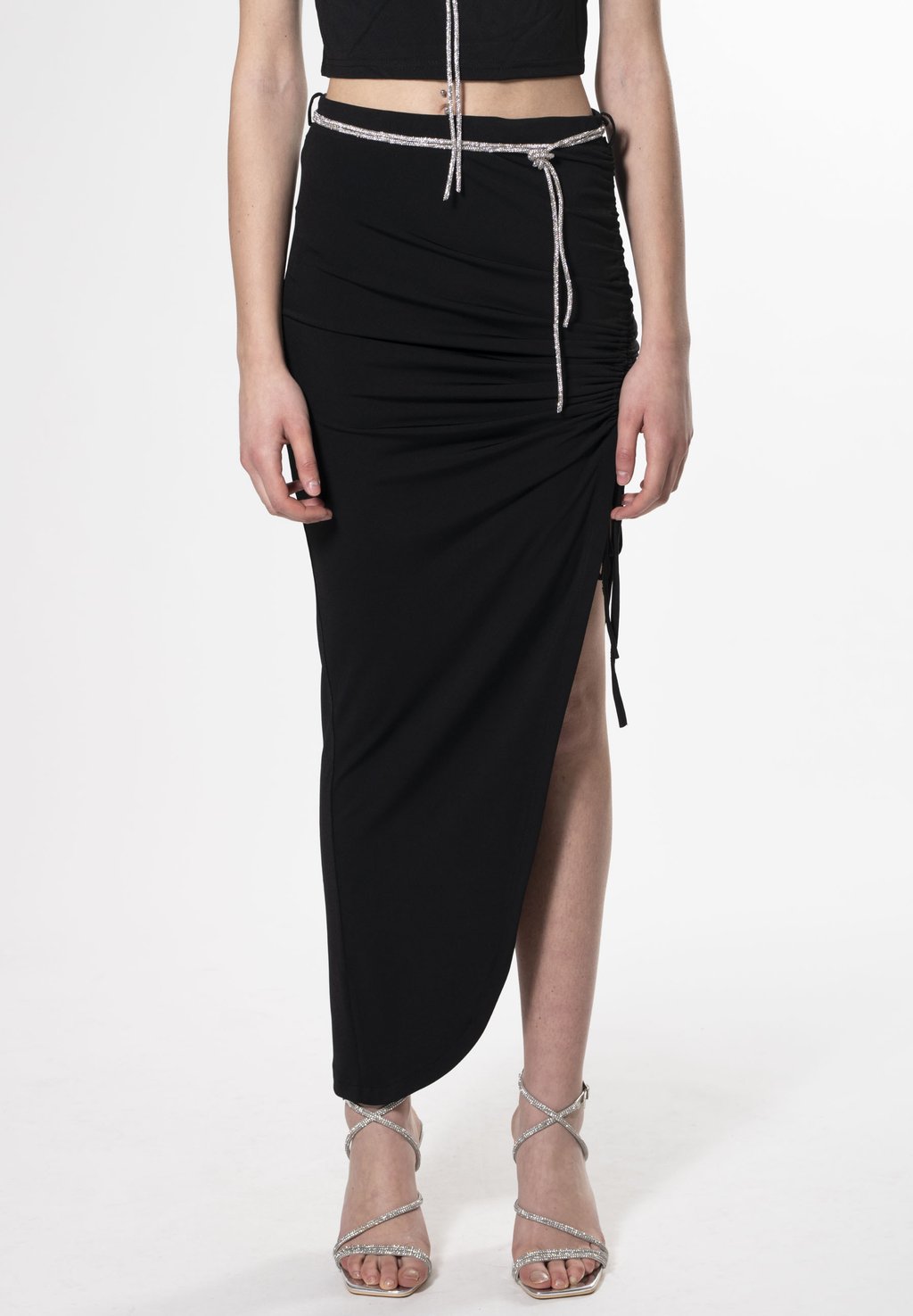 

Юбка макси ASYMMETRIC INFLUENCER, черный