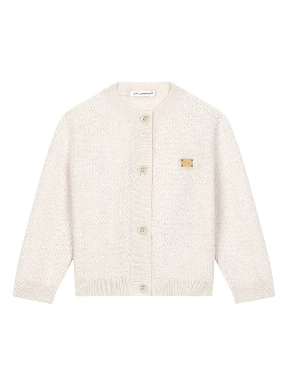 

Кардиган с узором Dolce & Gabbana Kids, серый