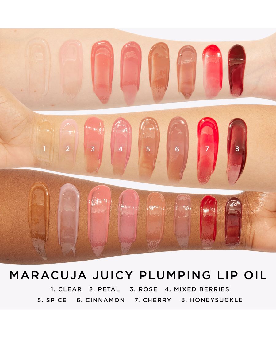 Масло для увеличения объема губ Maracuja Juicy Tarte, цвет mixed berries — фото 4