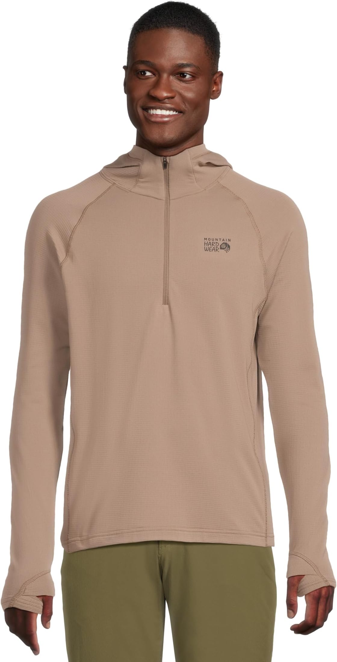 

Мужская толстовка Crater Lake Heavyweight с полумолнией Mountain Hardwear, Wild Taupe