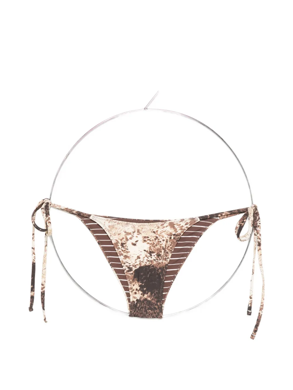 

Плавки-бикини Mackenzie на завязках Frankies Bikinis, коричневый