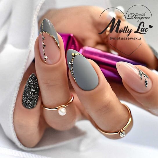 

Светоотражающая пудра для ногтей E, Molly Lac