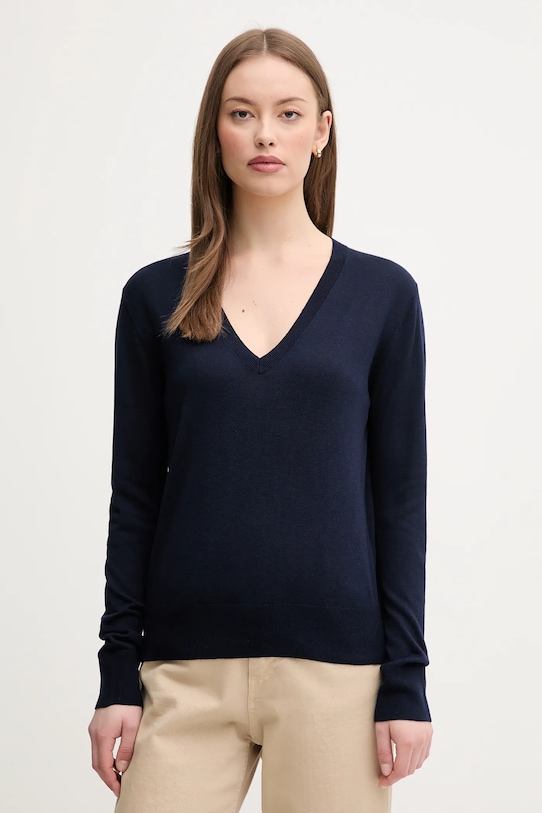 

Свитер с добавлением шелка United Colors Of Benetton, темно-синий