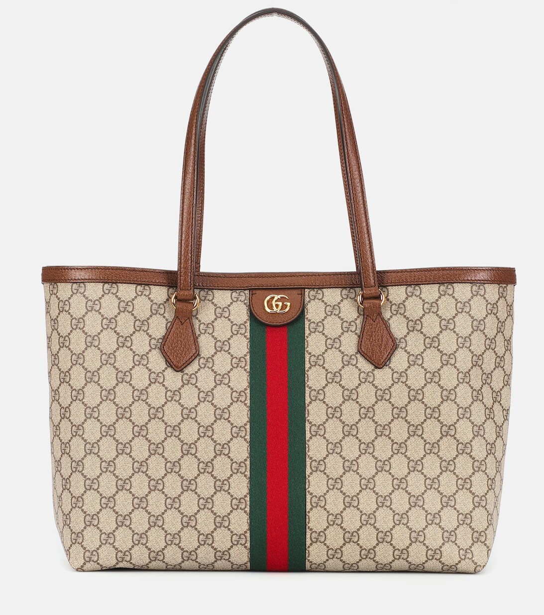 

Сумка-тоут Ophidia GG среднего размера Gucci, коричневый