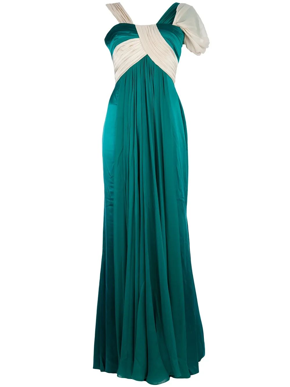 

Шелковое вечернее платье Zuhair Murad, зеленый
