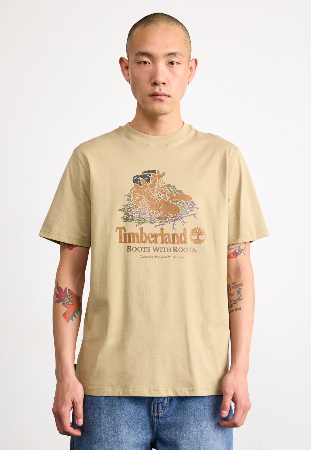 

Футболка с принтом FRONT BOOT GRAPHIC TEE Timberland, коричневый