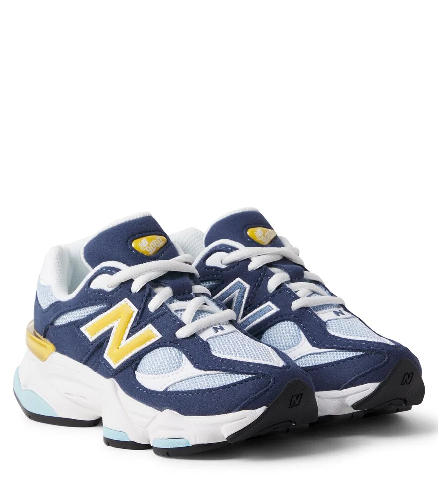 Кроссовки 9060 с замшевой отделкой New Balance Kids, синий