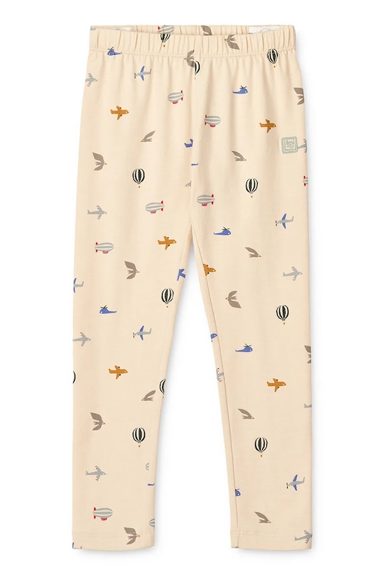 

Детские хлопковые тайтсы Marie Printed Leggings Liewood, бежевый