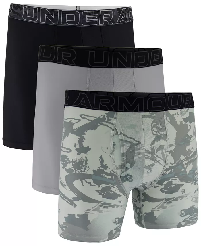 

Мужские боксеры 6" Performance, 3 штуки в наборе, ассорти Under Armour, черный